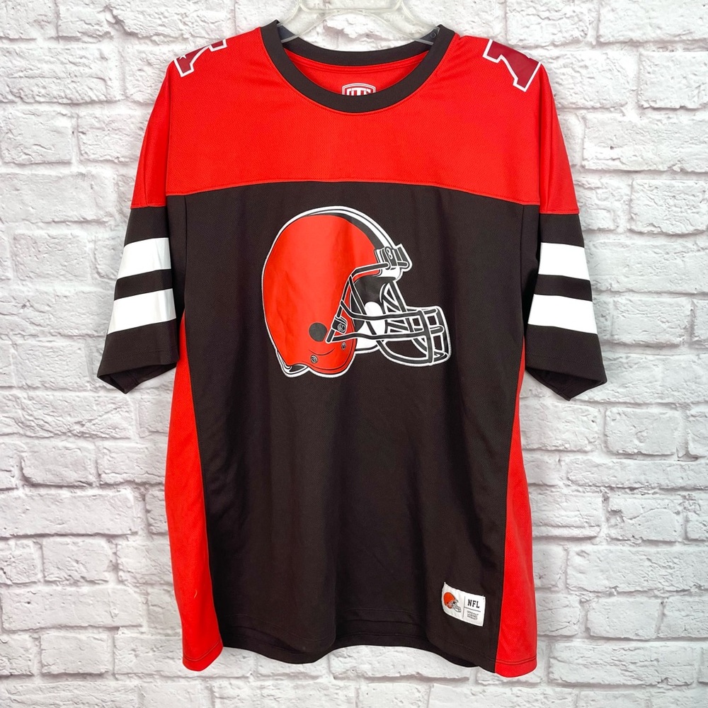 NFL Cleveland Browns OTS Aton AFC Logo Jersey Size XL